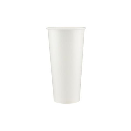 White Paper Juice Cup 22oz