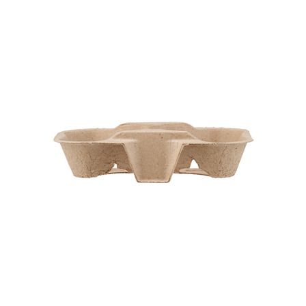 Kraft Corrugated 2 Cup Holder