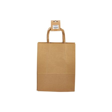 Brown Paper Bag Twisted Handle 24X12X31CM