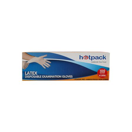 قفازات لاتكس بودرة - مقاس XL