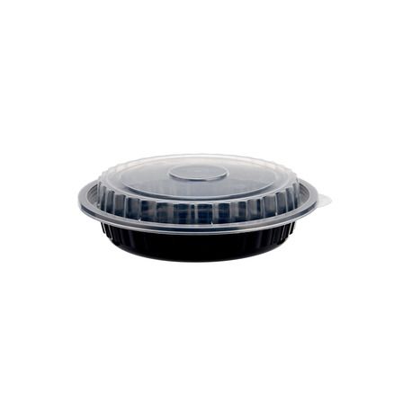 Black Base Round Container 12oz