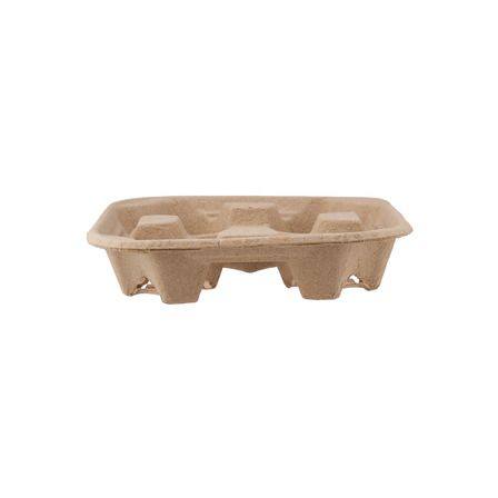 Kraft Corrugated 4 Cup Holder